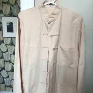 Men’s Chinese Traditional Style Shirt XL in beige